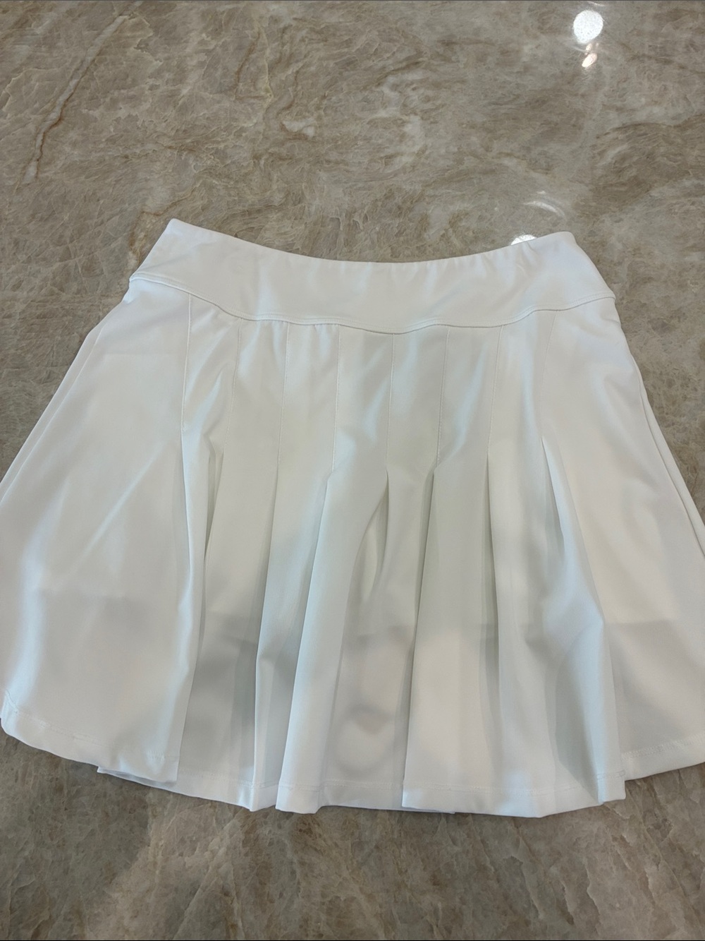 Kenny Flowers White Pleated Women’s Skirt - Classic Tennis Golf large